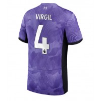 Pánský Fotbalový dres Liverpool Virgil van Dijk #4 2023-24 Třetí Krátký Rukáv